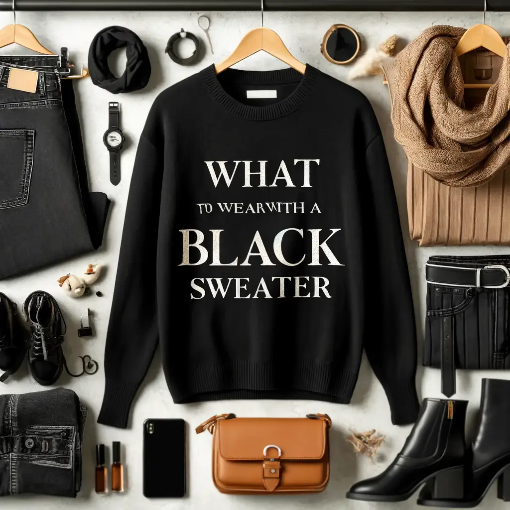What to Wear With a Black Sweater
